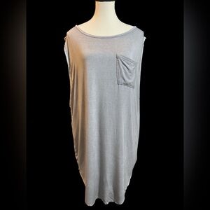 POL Light Gray Sleeveless Top